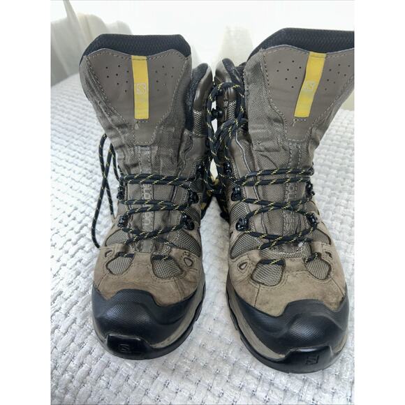 Salomon Quest 4D 2 GTX Gore-Tex Ortholite Gray Hiking Boots Mens Size 7.5 - Picture 3 of 13